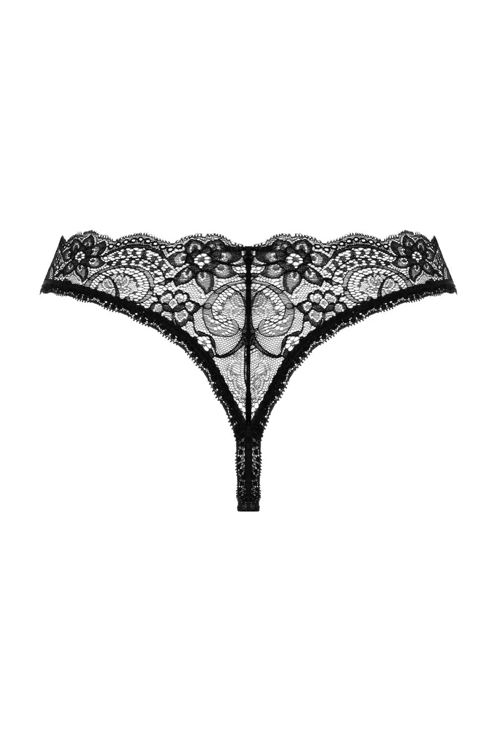 Christine - Open Crotch Thong Bonnie - Zwart - Afbeelding 5