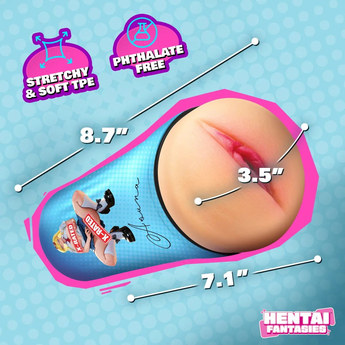 Hentai Fantasies - Asuna the School Girl Pussy - Masturbator - Afbeelding 6