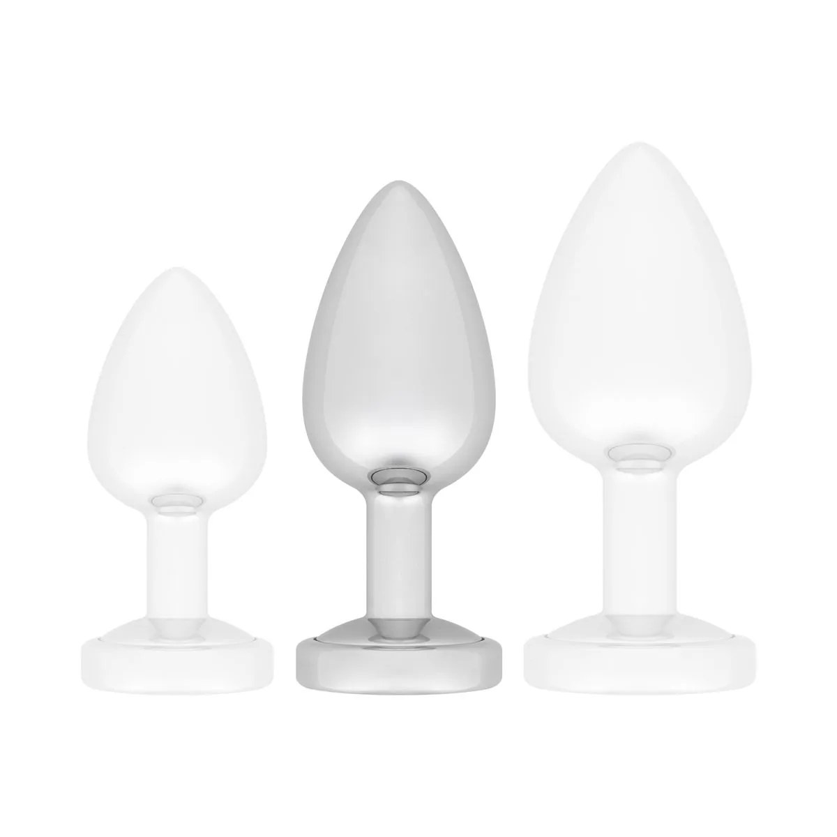 Anal Collection - Buttplug LED Medium - Zilver - Afbeelding 3