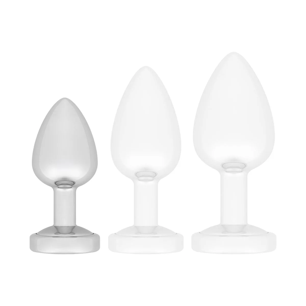 Anal Collection - Buttplug LED Small - Zilver - Afbeelding 3