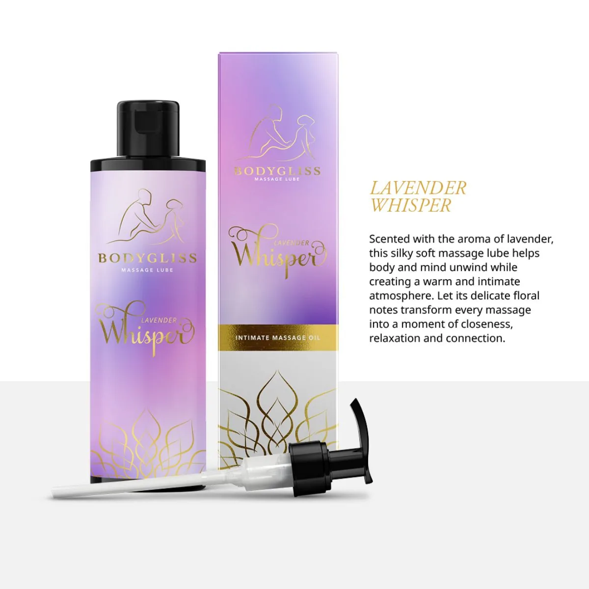 BodyGliss - Lavender Whisper Massageglijmiddel - 150 ml - Afbeelding 3