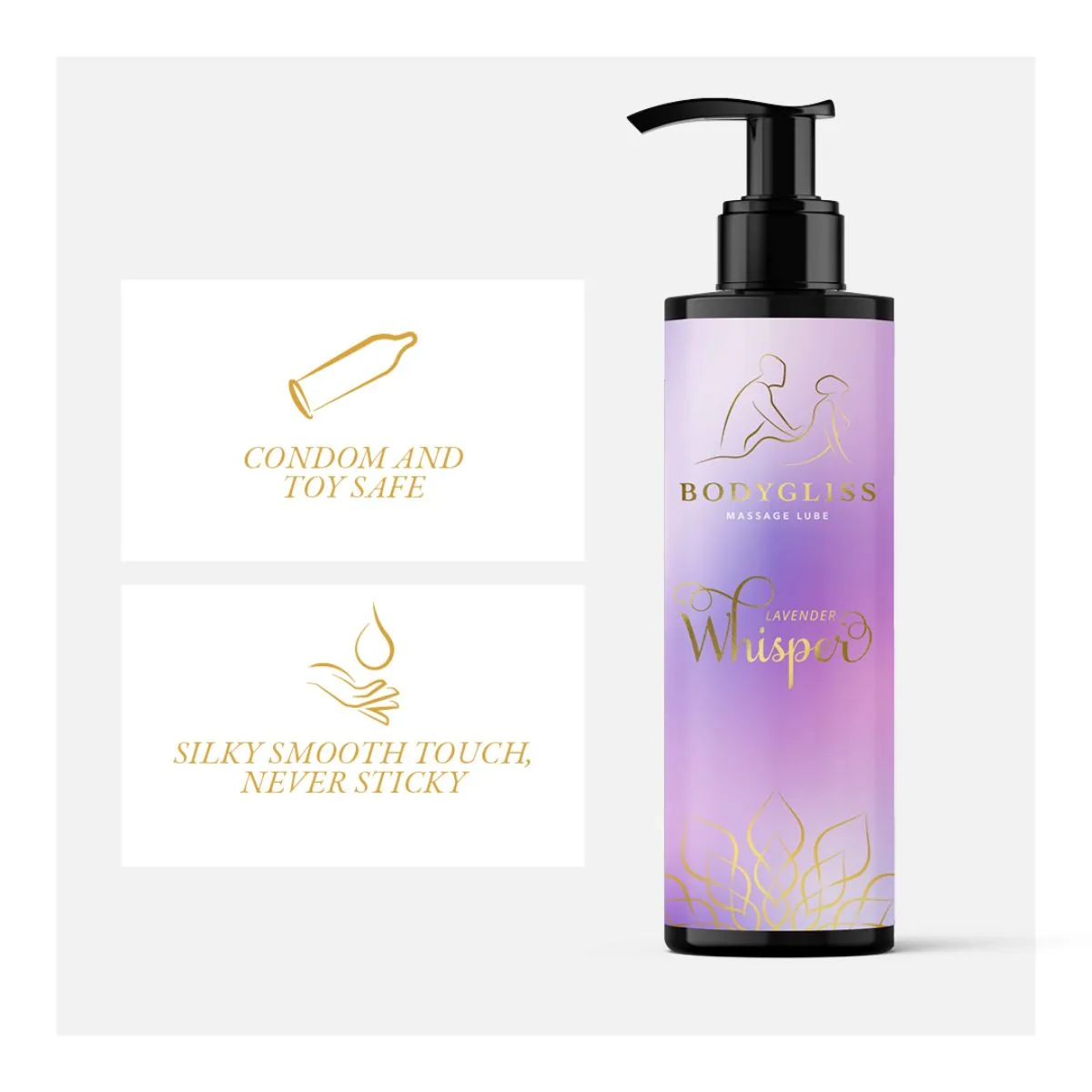 BodyGliss - Lavender Whisper Massageglijmiddel - 150 ml - Afbeelding 5