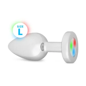 Anal Collection - Buttplug LED Large - Zilver