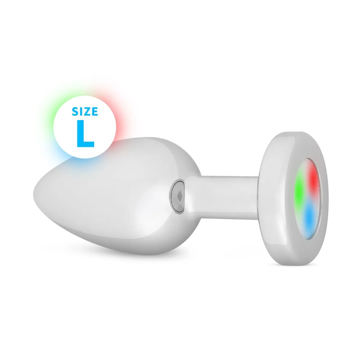 Anal Collection - Buttplug LED Large - Zilver