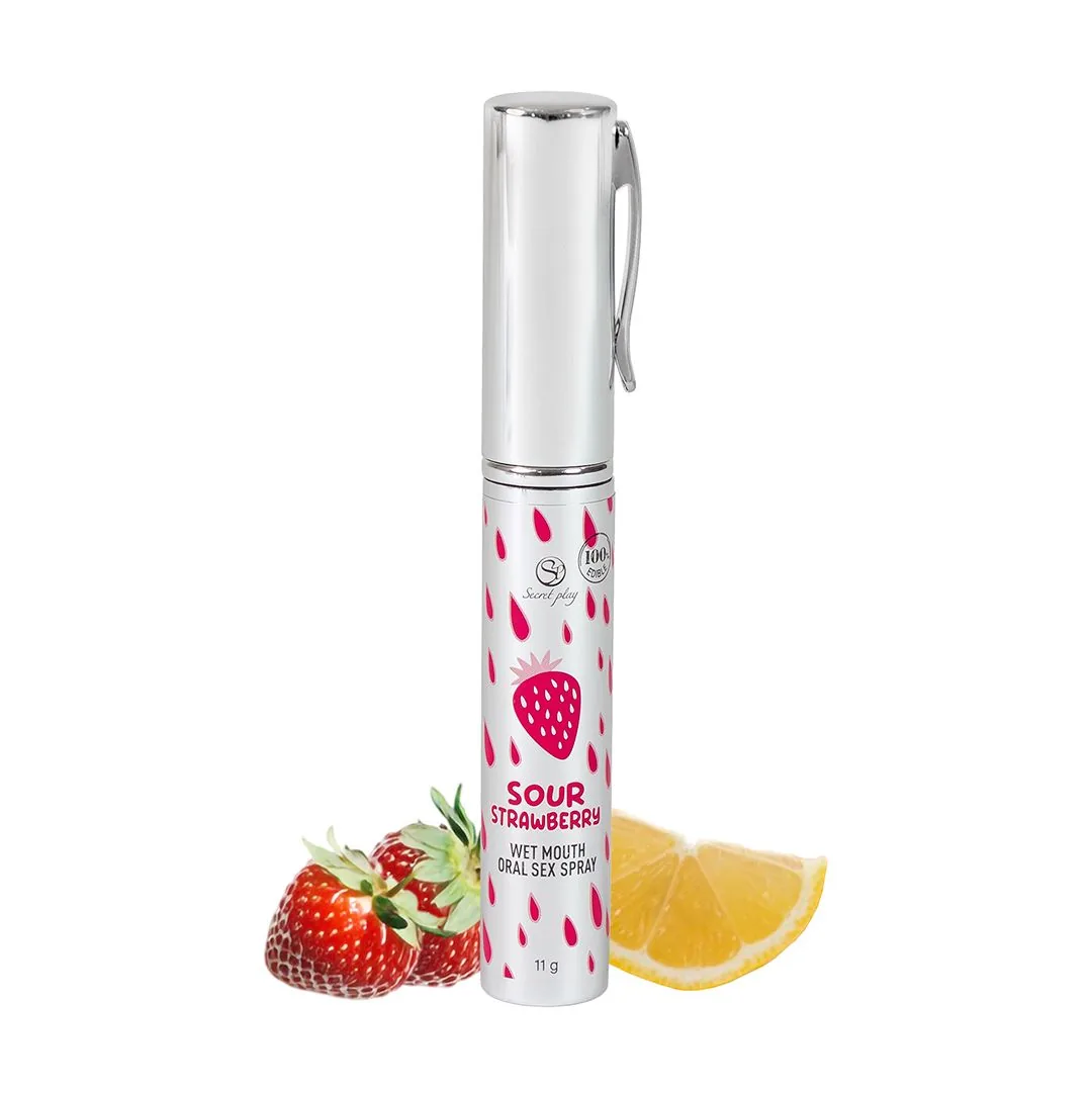 Secret Play - Wet Mouth Mondspray Zure Aardbei - 11g - Afbeelding 4