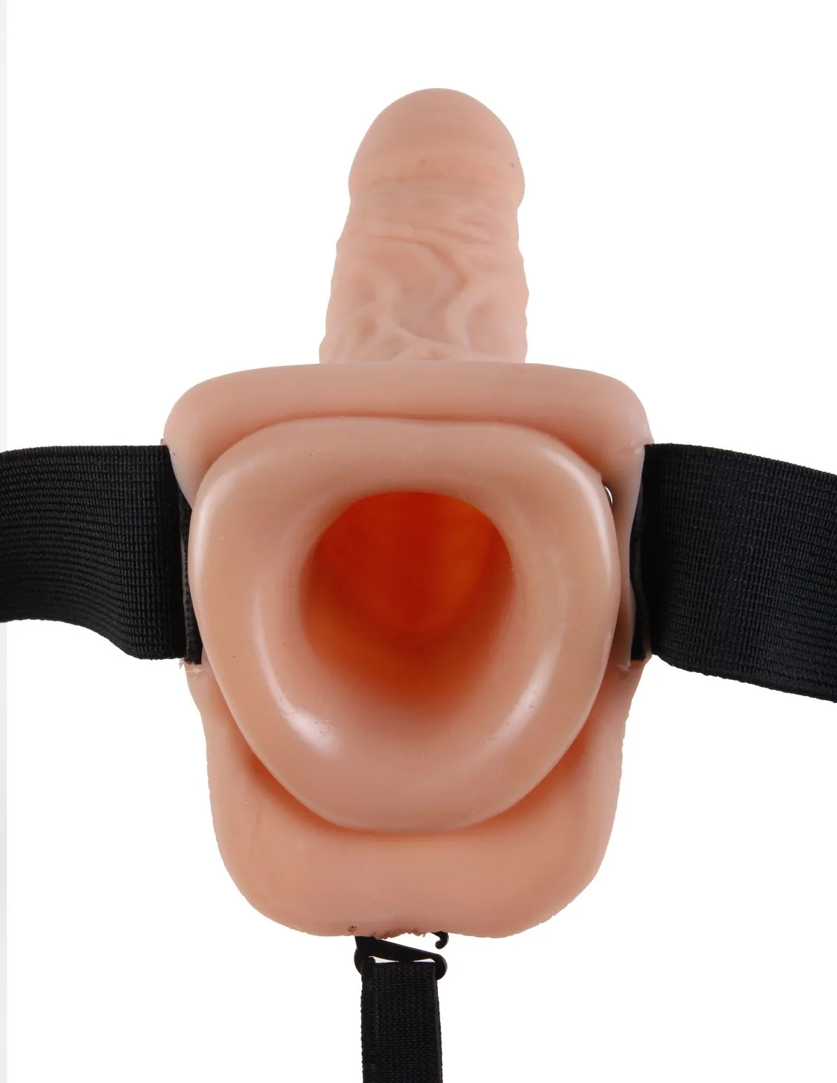 Fetish Fantasy Series - Vibrerende Holle Strap-On Dildo - 23 cm - Afbeelding 2