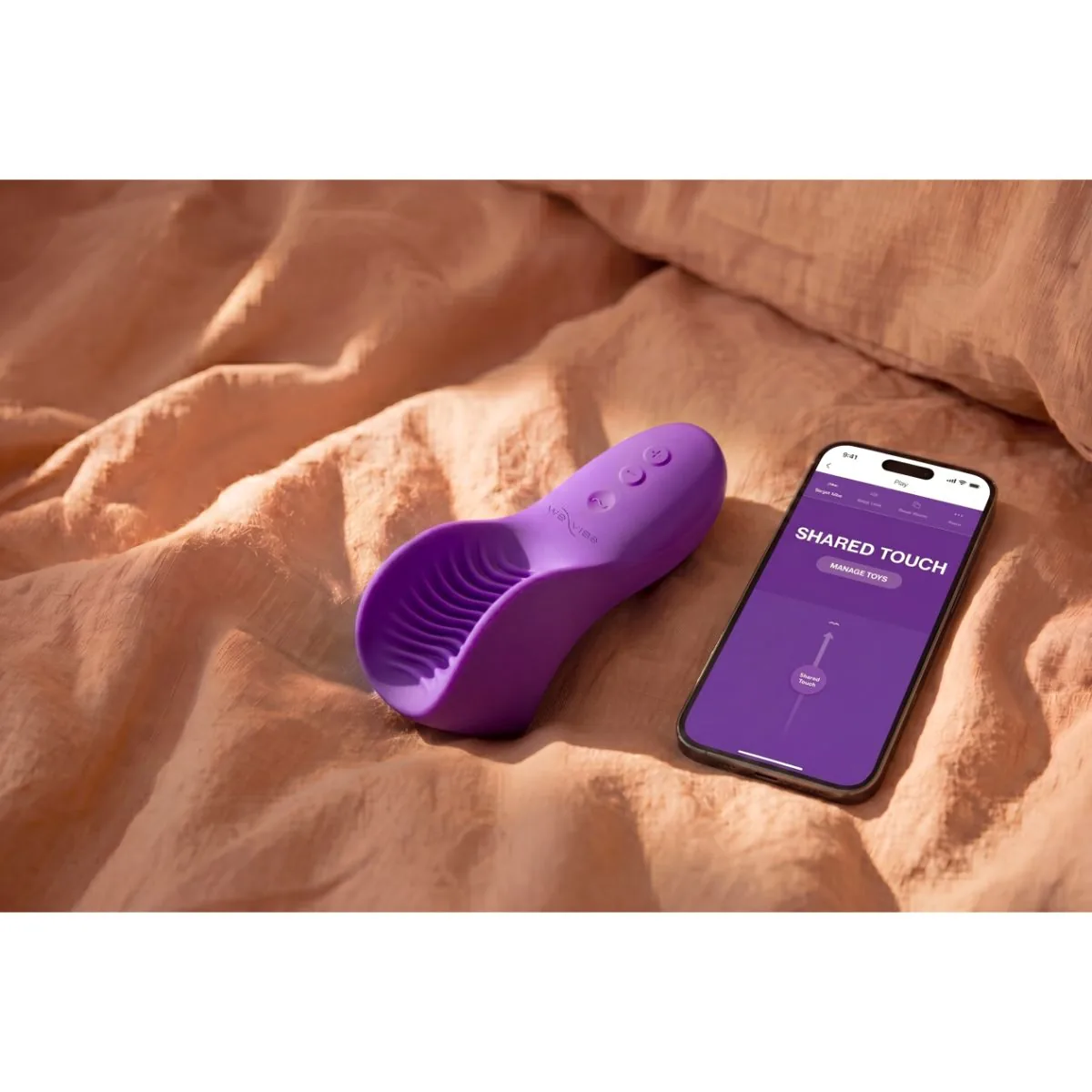 We-Vibe - Shared Touch Koppelvibrator - Paars - Afbeelding 9
