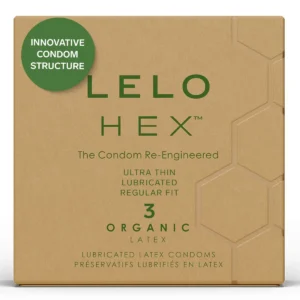 LELO - HEX Organic Condooms - 3 Stuks