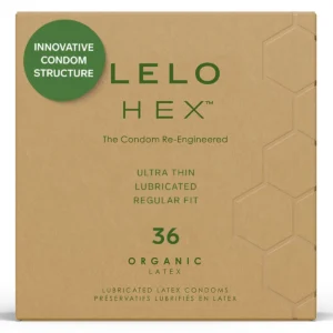LELO - HEX Organic Condooms - 36 Stuks