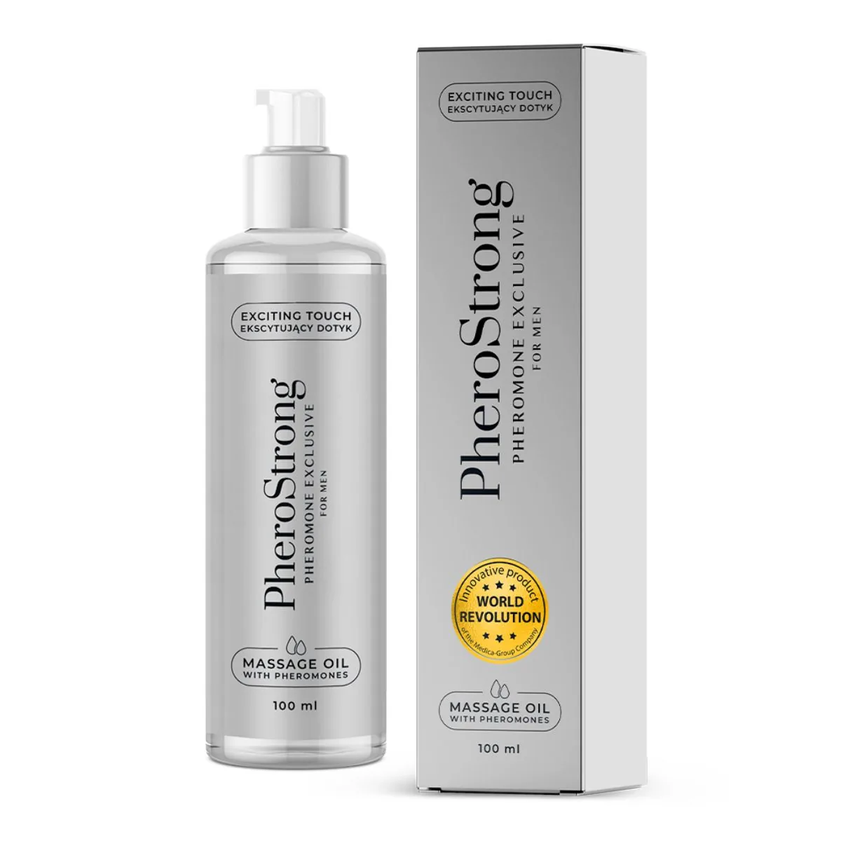 PheroStrong - Exclusive Men Massageolie - 100 ml
