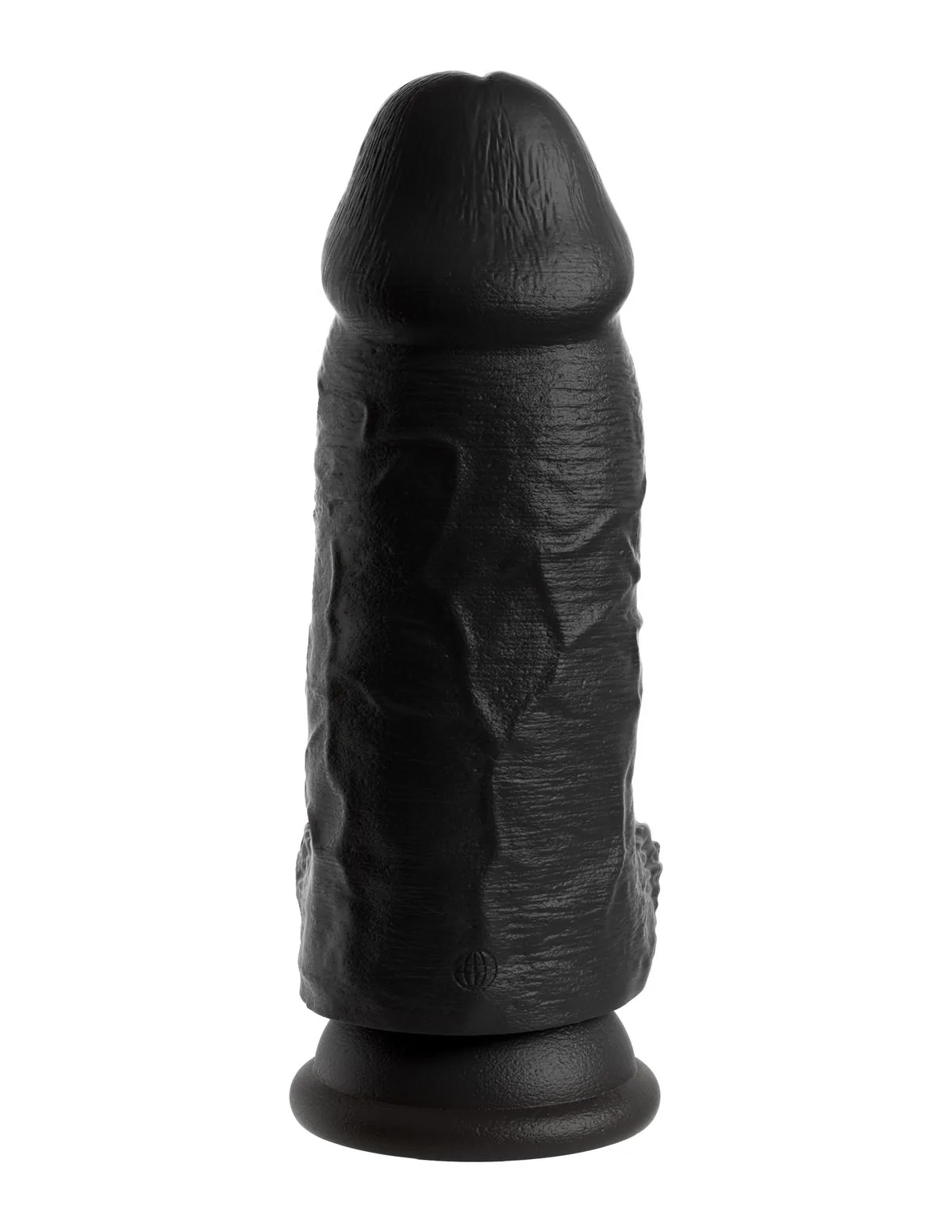 King Cock - Chubby Dildo Met Balzak Zwart - 23 cm - Afbeelding 2