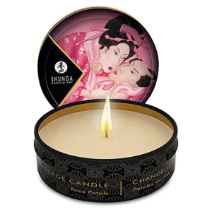 Shunga - Massagekaars Rose Petals/Aphrodisia - 30 ml