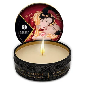 Shunga - Massagekaars Sparkling Strawberry/Romance 30ml