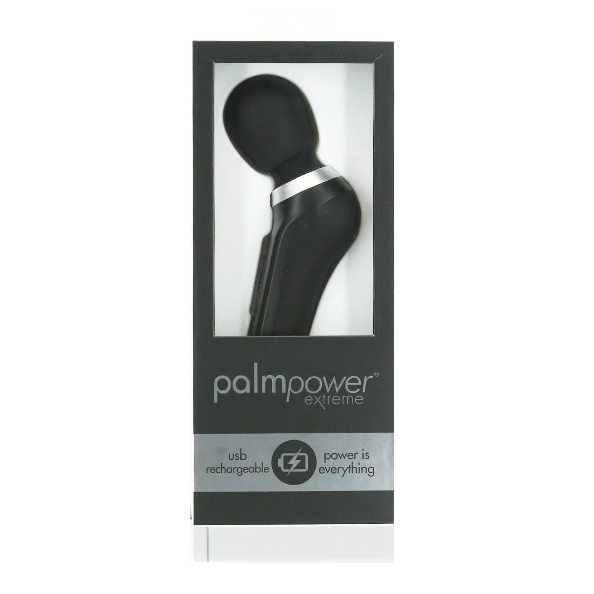 Palm Power - Extreme Wand Vibrator - Zwart