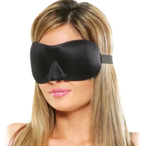 Satijnen Love Mask Deluxe - Zwart