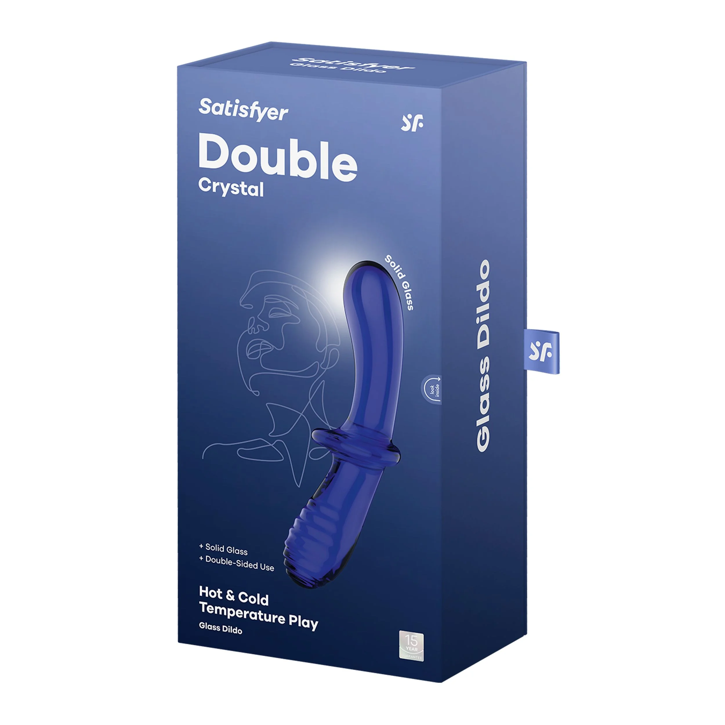Satisfyer Double Crystal β Lichtblauw