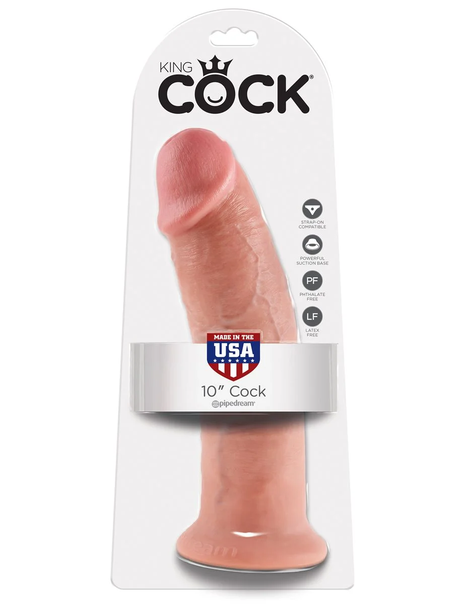 King Cock Realistische Dildo Met Zuignap - 25 cm