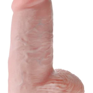 King Cock Chubby Realistische Dildo Met Balzak - 18 cm