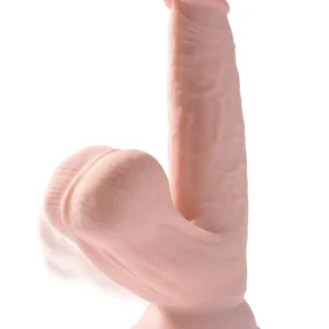 King Cock Plus Realistische Dildo Met Bewegende Balzak - 24 cm