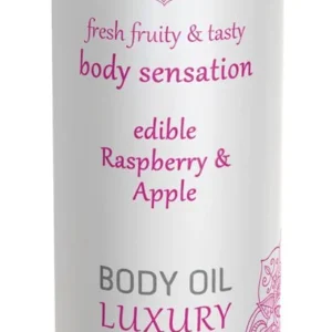Luxe Eetbare Body Oil - Framboos & Appel