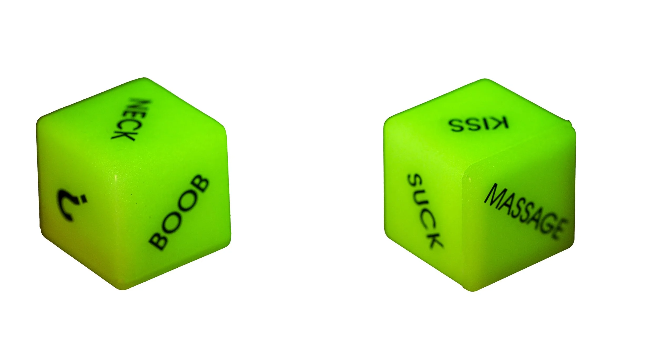 Love Dice Glow in the Dark Set - Engelse versie