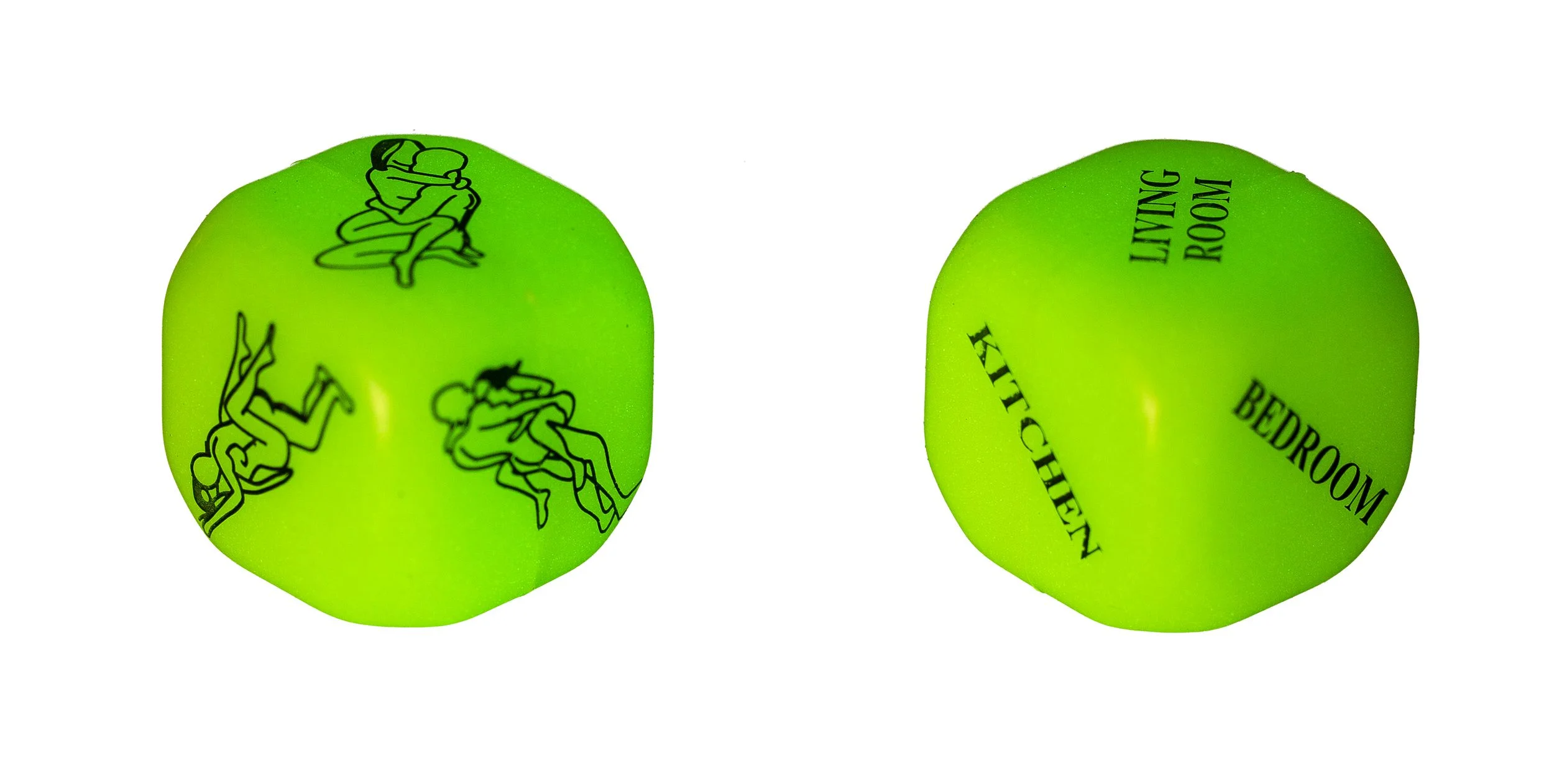 Love Dice Kamasutra Glow in the Dark Set - Engelse versie