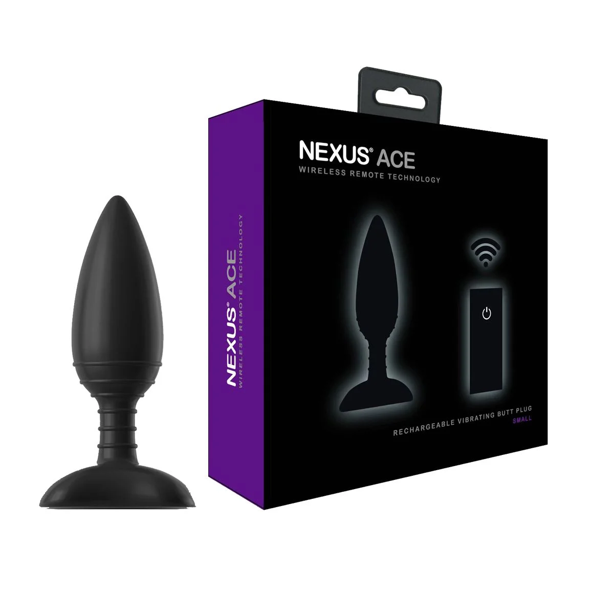Nexus - Ace Vibrerende Buttplug - Small