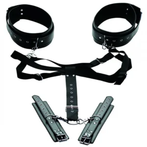 Easy Access Bondageharnas Met Hand- En Enkelboeien
