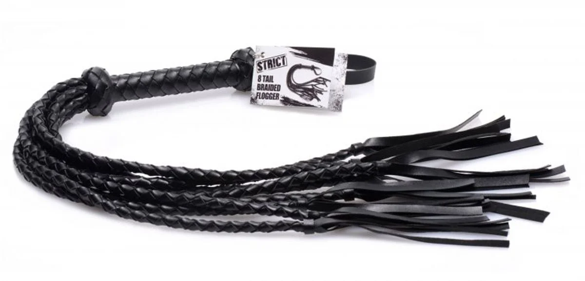 Lange Gevlochten Flogger