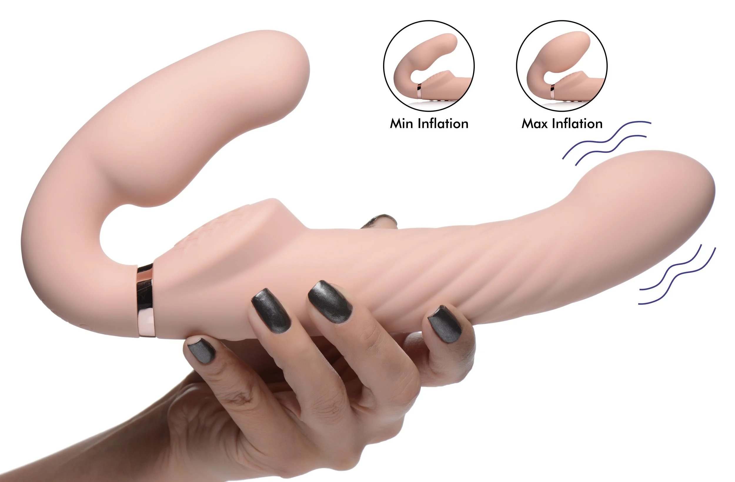 Swirl Vibrerende Strapless Strap-On