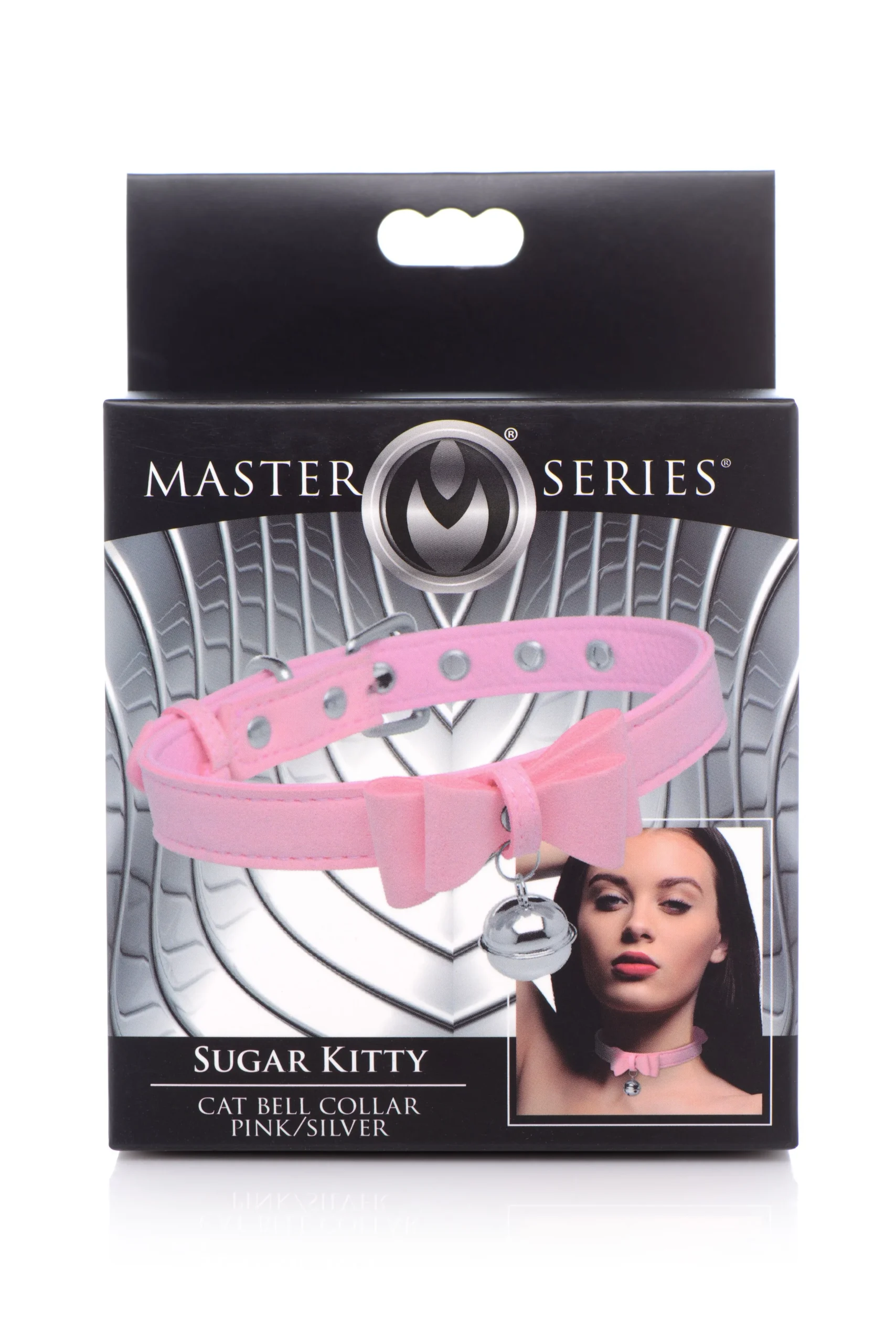 Golden Kitty Collar Met Kattenbelletje - Roze/Zilver