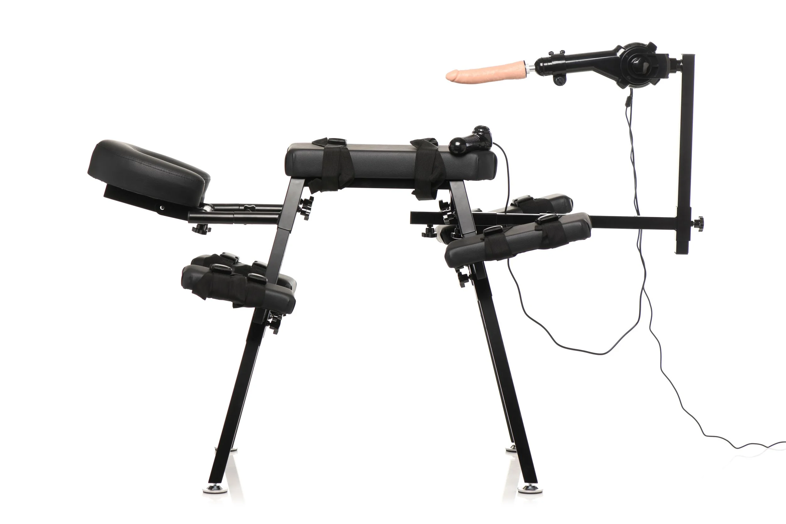 XR Brands - Obedience Bench Met Seksmachine - Zwart