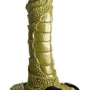 XR Brands - Reusachtig Geschubd Moerasmonster Dildo - Groen