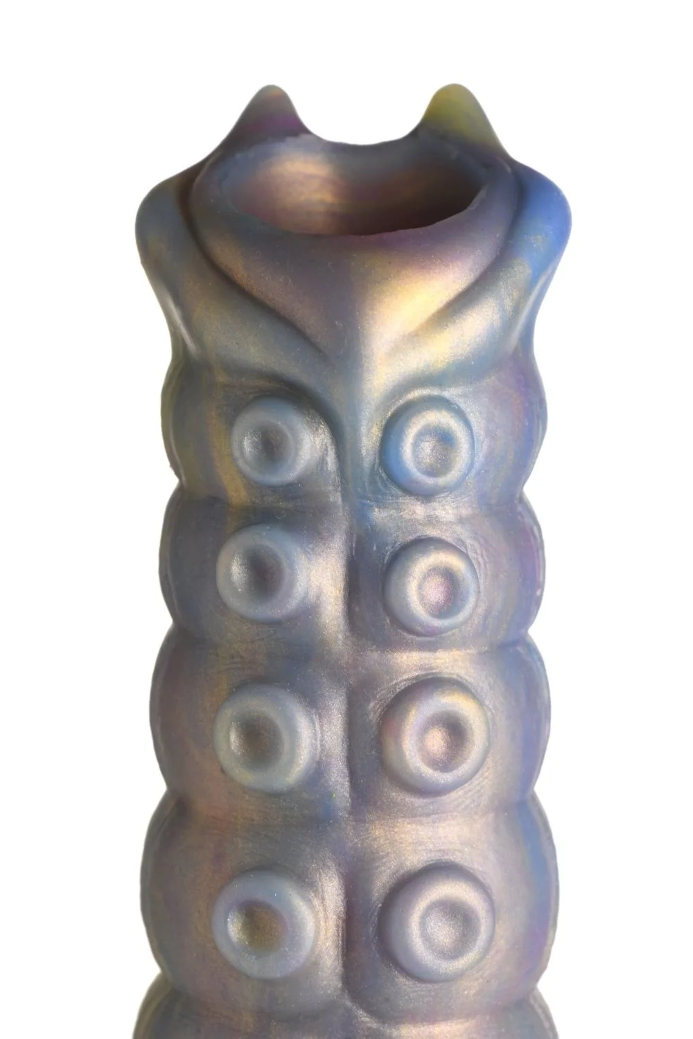 XR Brands - Deep Invader Tentacle Ovipositor Siliconen Dildo met Eitjes