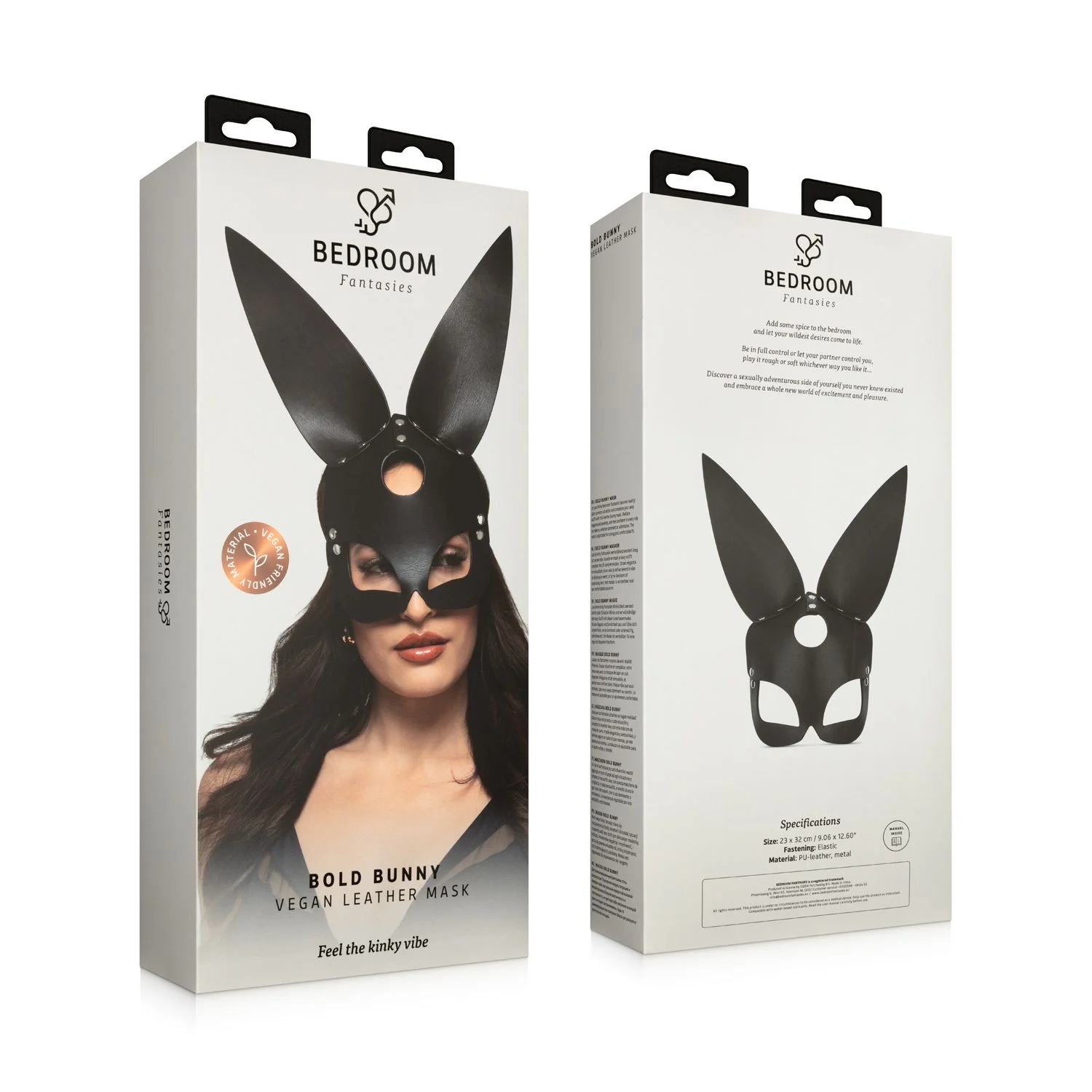 Bedroom Fantasies - Bold Bunny Masker - Zwart