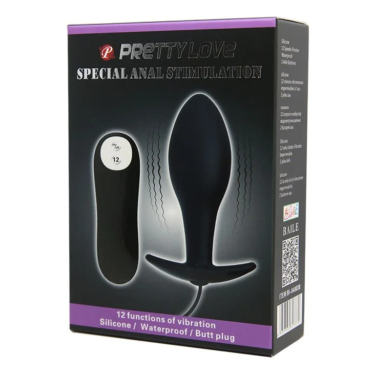 Vibrerende Buttplug met Afstandsbediening