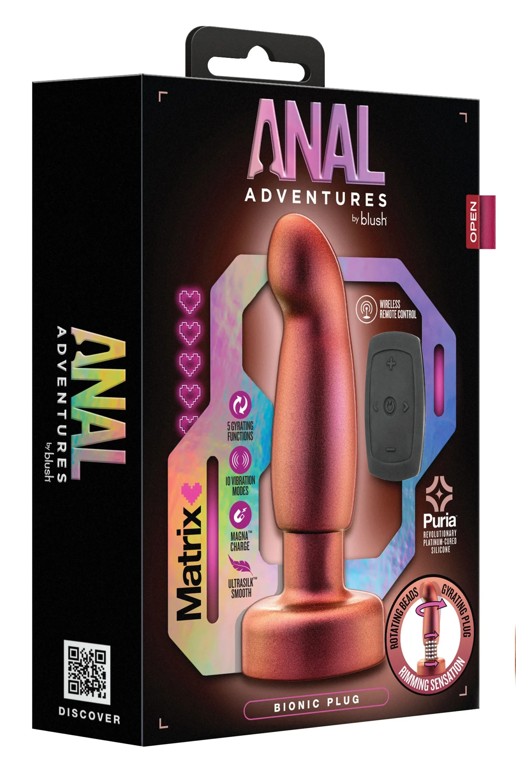Anal Adventures Matrix - Bionic Plug - Cosmic Copper