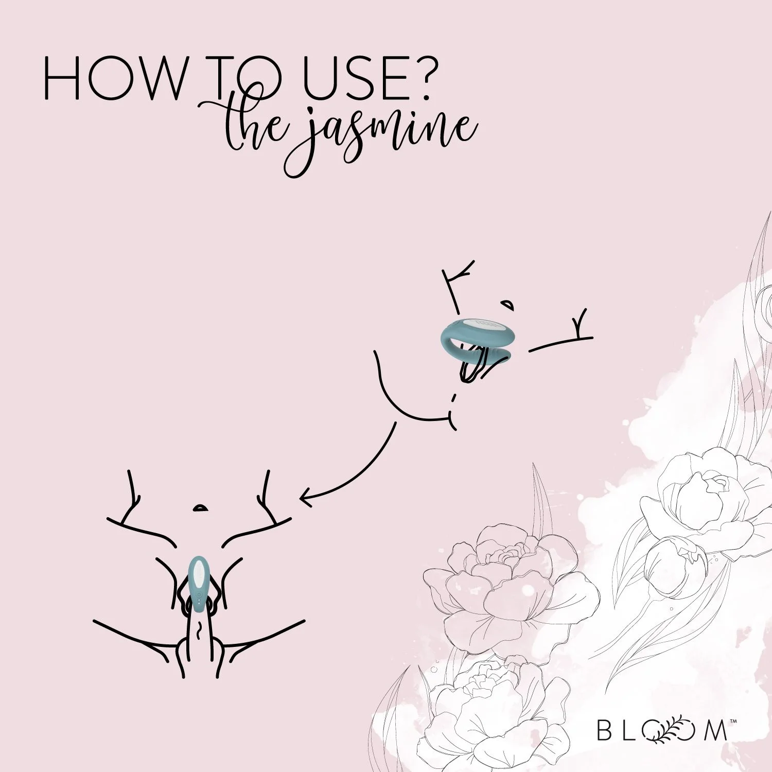 Bloom - The Jasmine C-vormige Vibrator - Groen