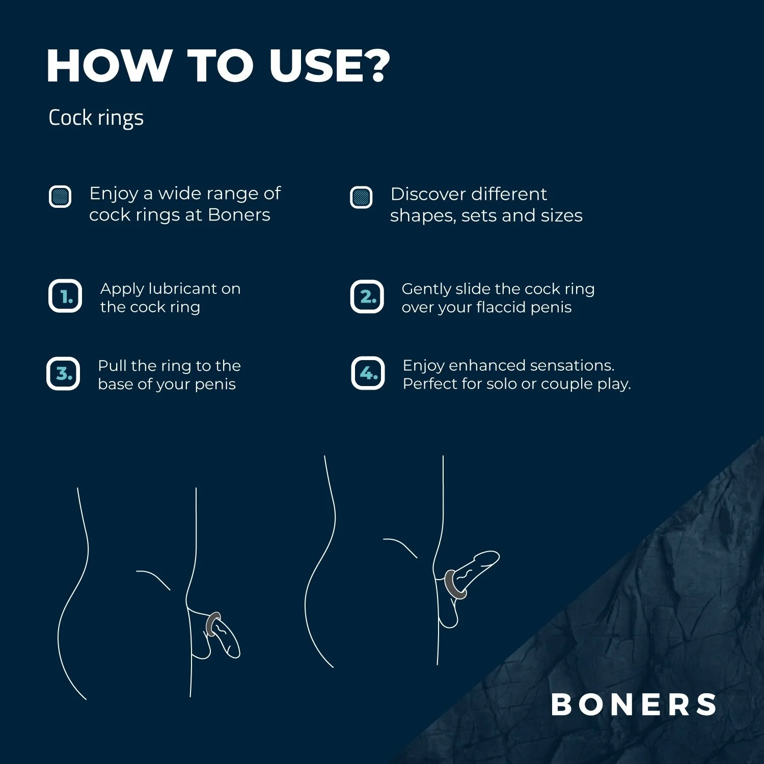 Boners Cockring Met Dubbel Design