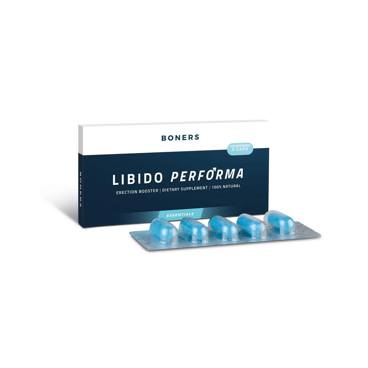 Boners - Libido Performa Herbal Supplement - 5 Stuks