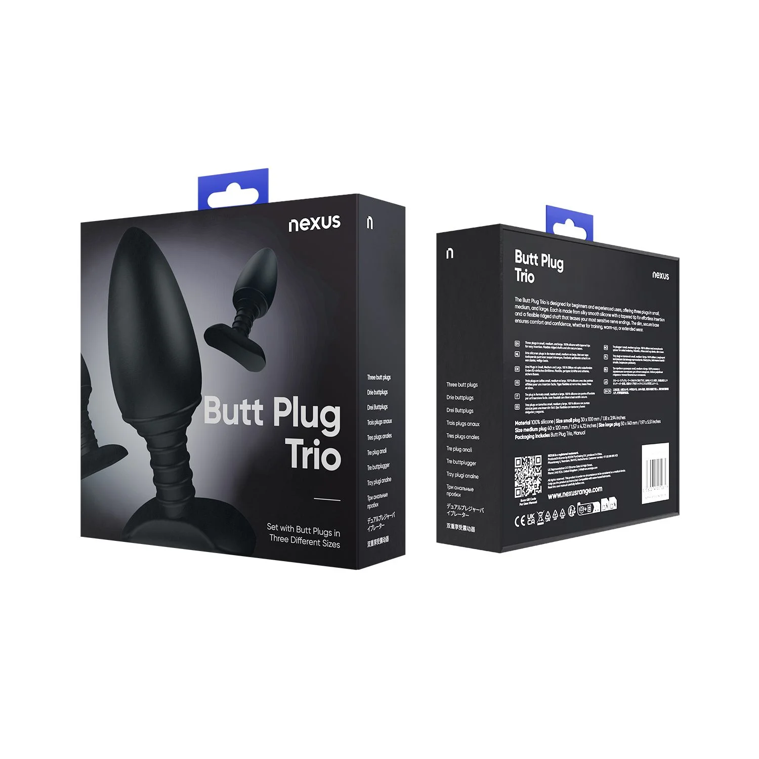 Nexus - Buttplug Trio Set - 3 stuks