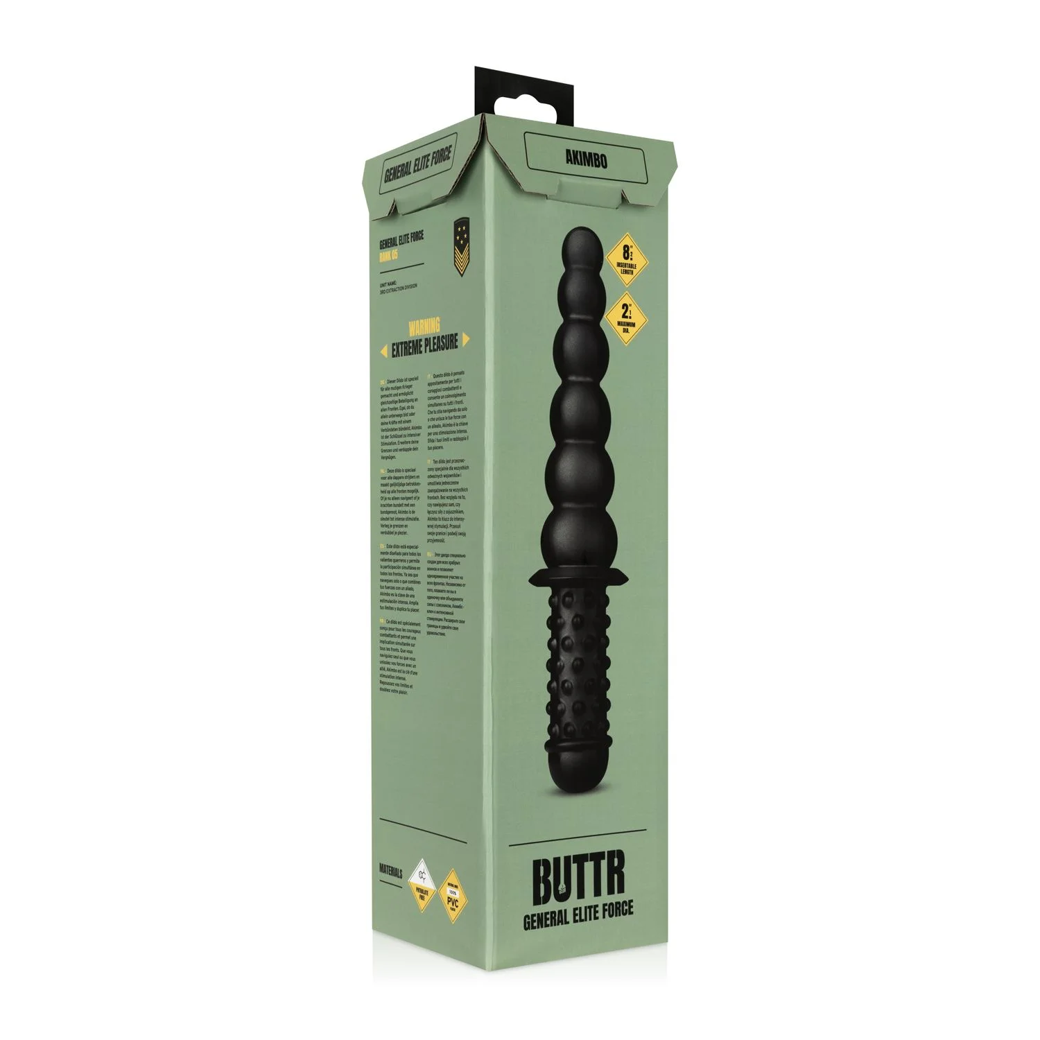 BUTTR - Akimbo Dubbelzijdige Anaal Dildo