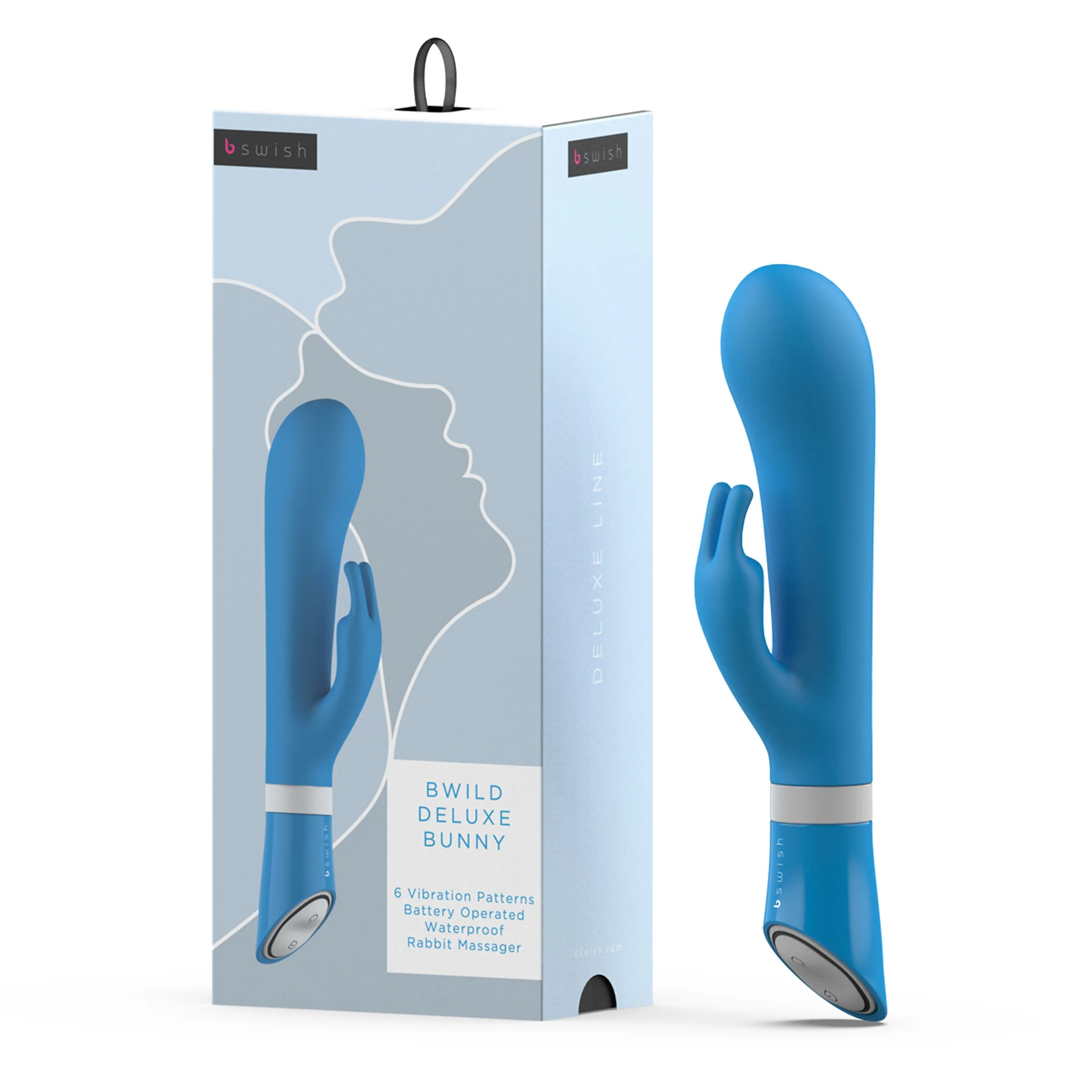 B Swish - bwild Deluxe Bunny Rabbit Vibrator Blauw