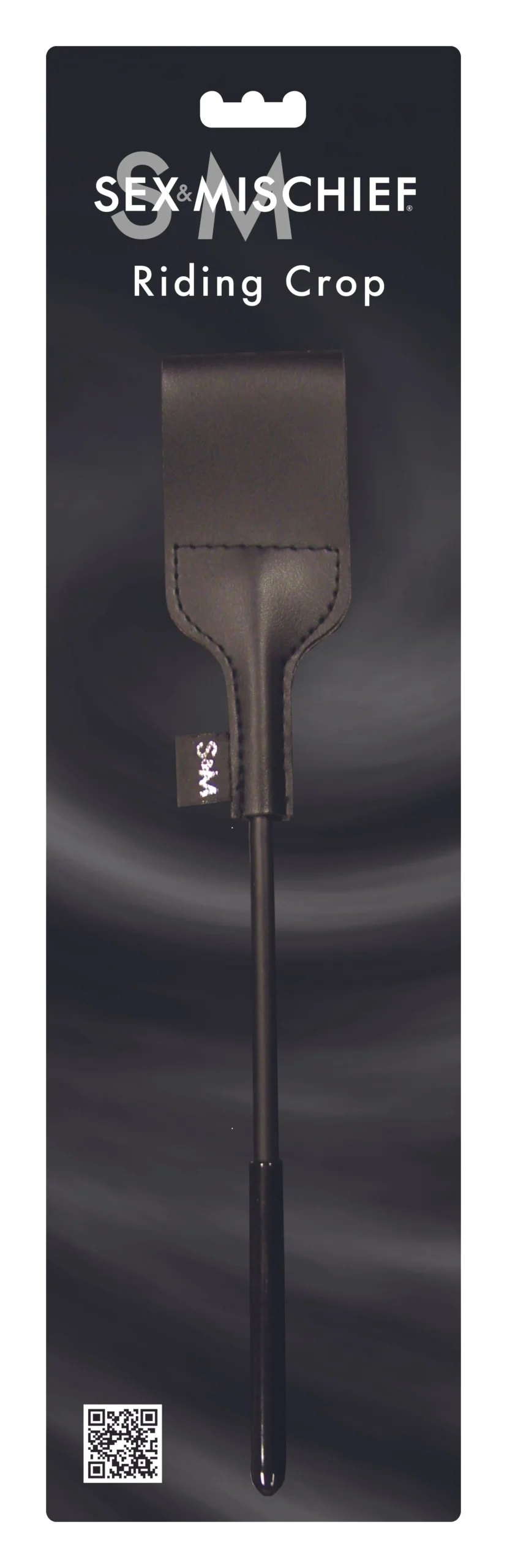 SPORTSHEETS – SEX & MISCHIEF Riding Crop – Zwart 31 cm