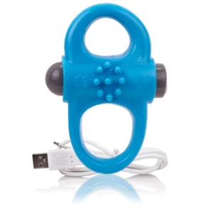 The Screaming O - Charged Yoga Vibe Ring Blauw