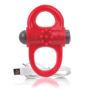 The Screaming O - Charged Yoga Vibe Ring Rood