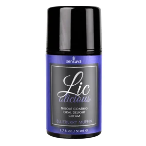 Sensuva – Lic-o-licious Oral Cream – Blueberry Muffin