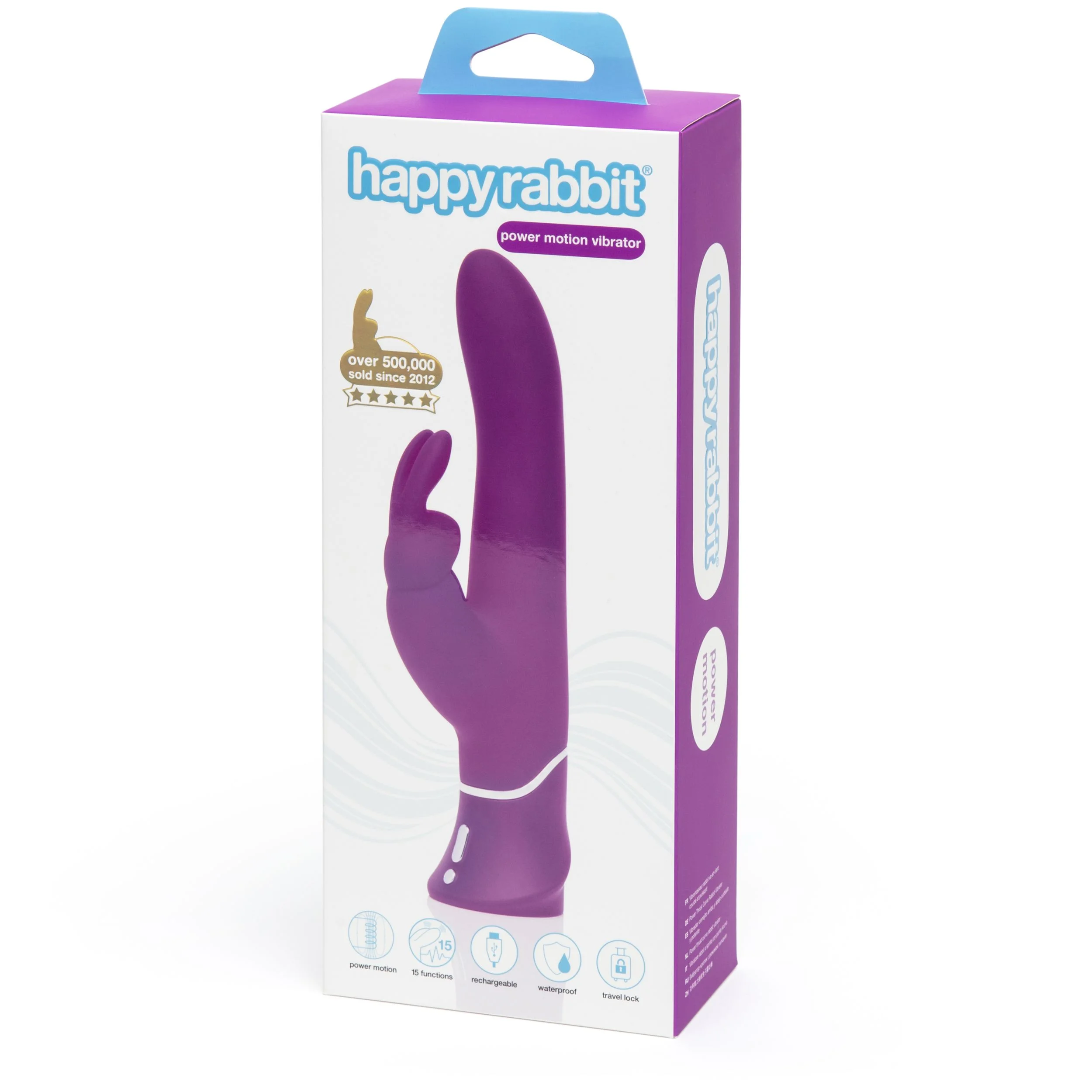 HAPPY RABBIT β Curve Power Motion Rabbit Vibrator β Paars