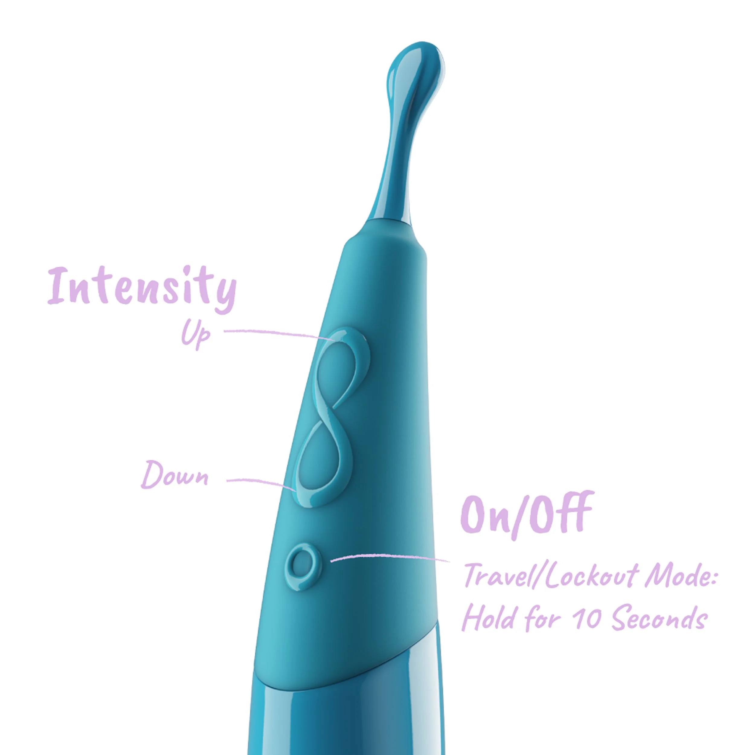 Zumio - I Spirotip Clitoris Stimulator - Aqua