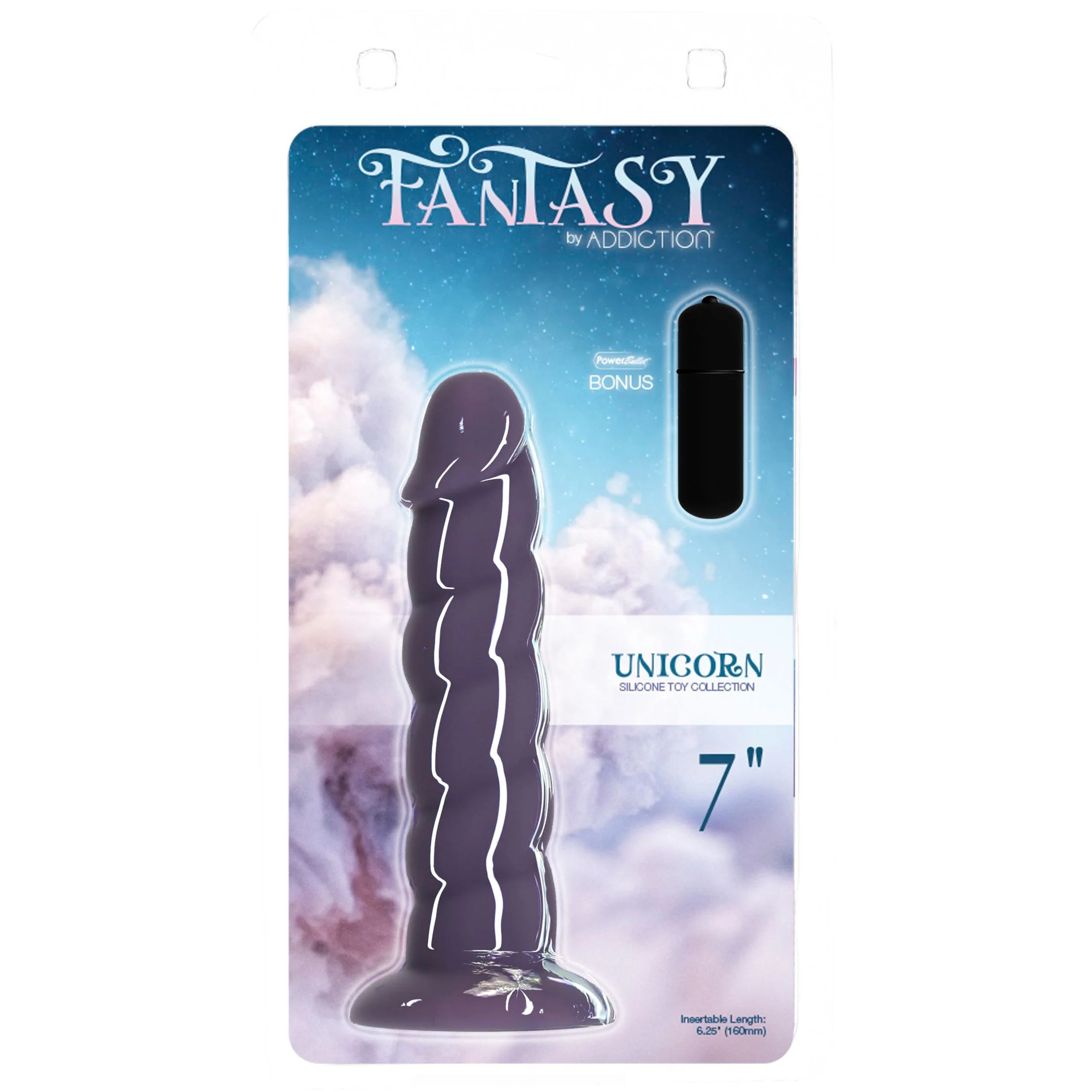 Addiction โ Fantasy Unicorn Dildo 18 cm โ Paars